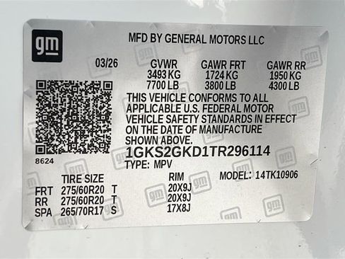 New 2026 GMC Yukon XL Elevation w/ Elevation Premium Package image 20