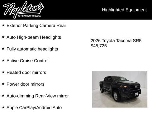 Used 2026 Toyota Tacoma SR5 image 16