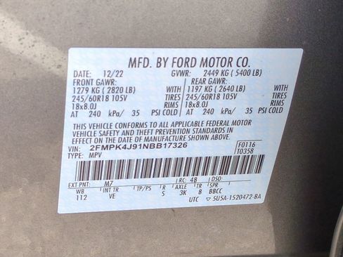 Certified 2022 Ford Edge SEL w/ Convenience Package image 40