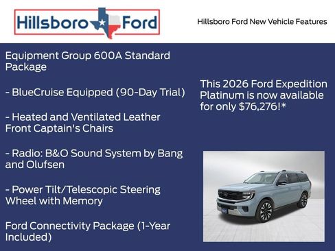 New 2026 Ford Expedition Platinum w/ Driver's Package AWD/4WD image 10