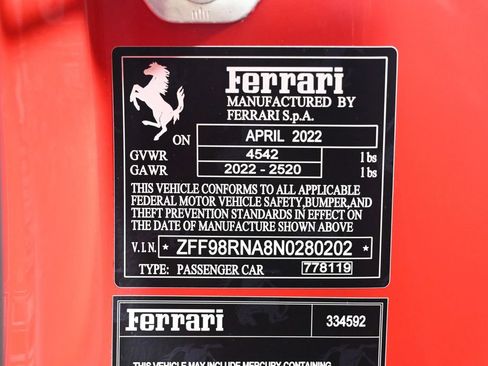 Used 2022 Ferrari Roma RWD image 35