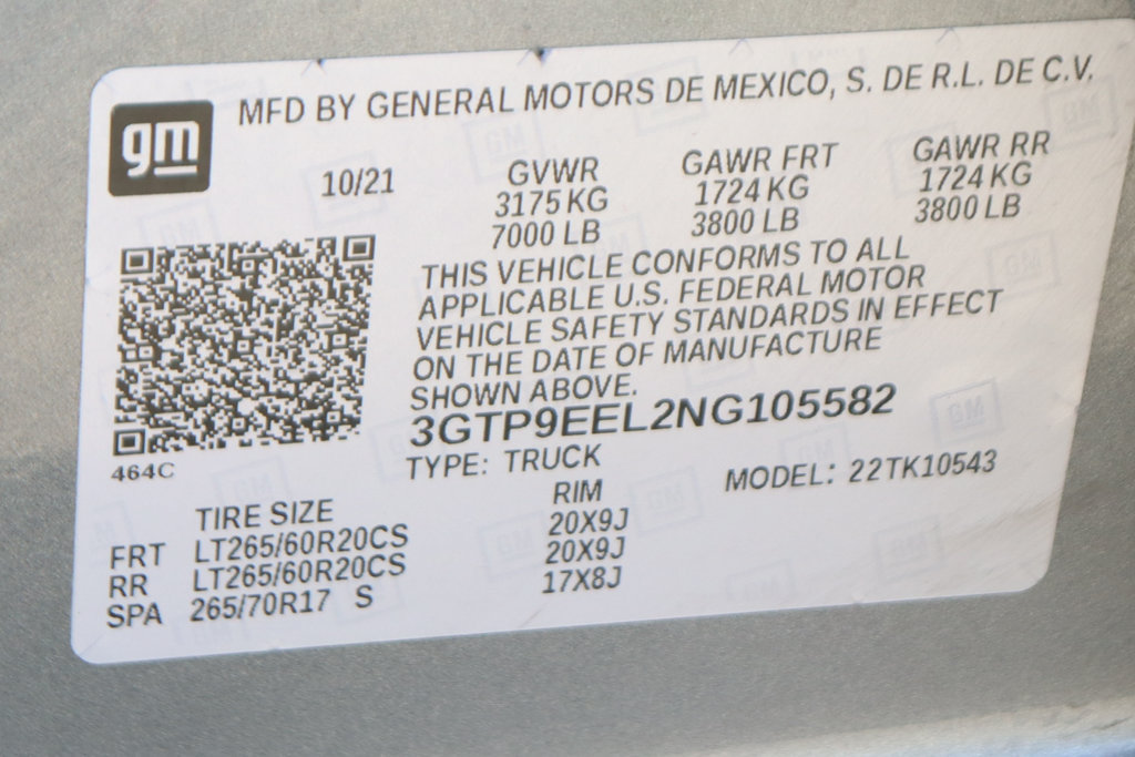 Used 2022 GMC Sierra 1500 AT4 w/ AT4 Premium Package AWD/4WD image 56