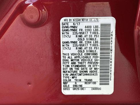Used 2017 Nissan Rogue SV FWD image 10