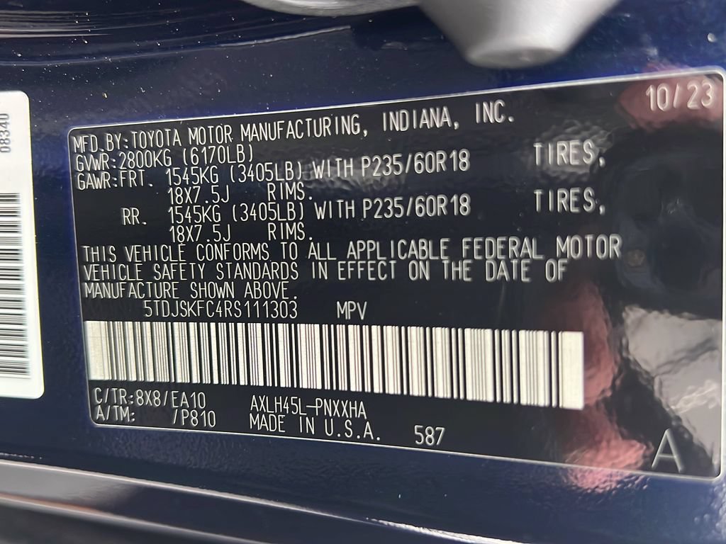 Certified 2024 Toyota Sienna XLE AWD/4WD image 29