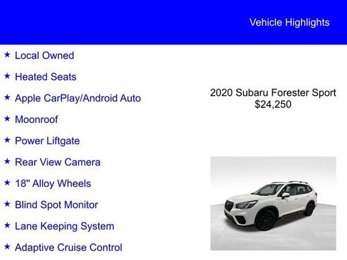 Used 2020 Subaru Forester Sport image 2