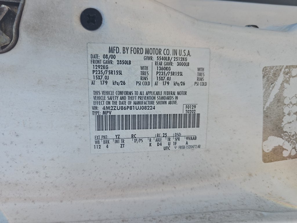 Used 2001 Mercury Mountaineer AWD V8 image 32