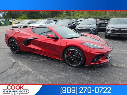 Certified 2022 Chevrolet Corvette Stingray Preferred Cpe w/ Z51 Performance Package RWD image 1