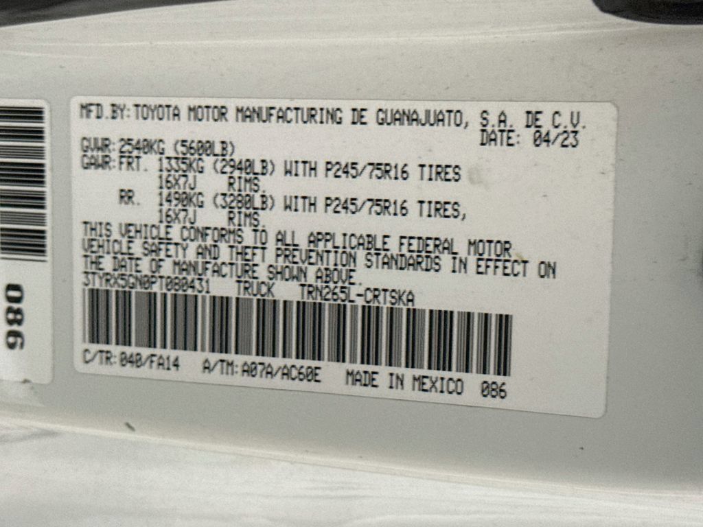Certified 2023 Toyota Tacoma SR RWD image 35