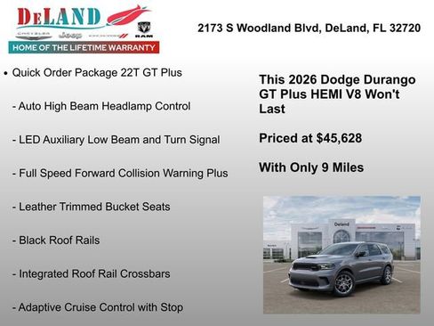 New 2026 Dodge Durango GT AWD/4WD image 19