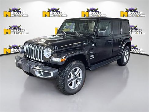 Used 2021 Jeep Wrangler Unlimited Sahara w/ Dual Top Group image 1