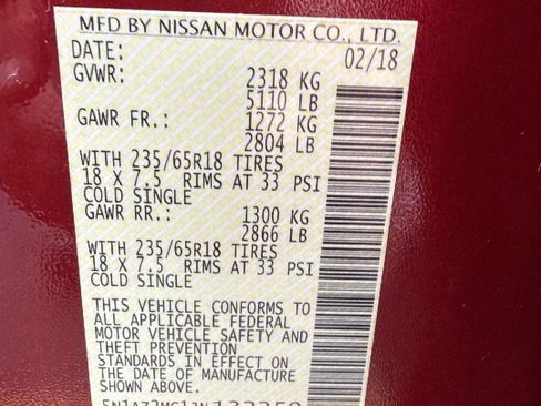 Used 2018 Nissan Murano SV w/ Premium Package FWD image 31
