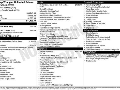 Used 2017 Jeep Wrangler Unlimited Sahara w/ Max Tow Package image 35