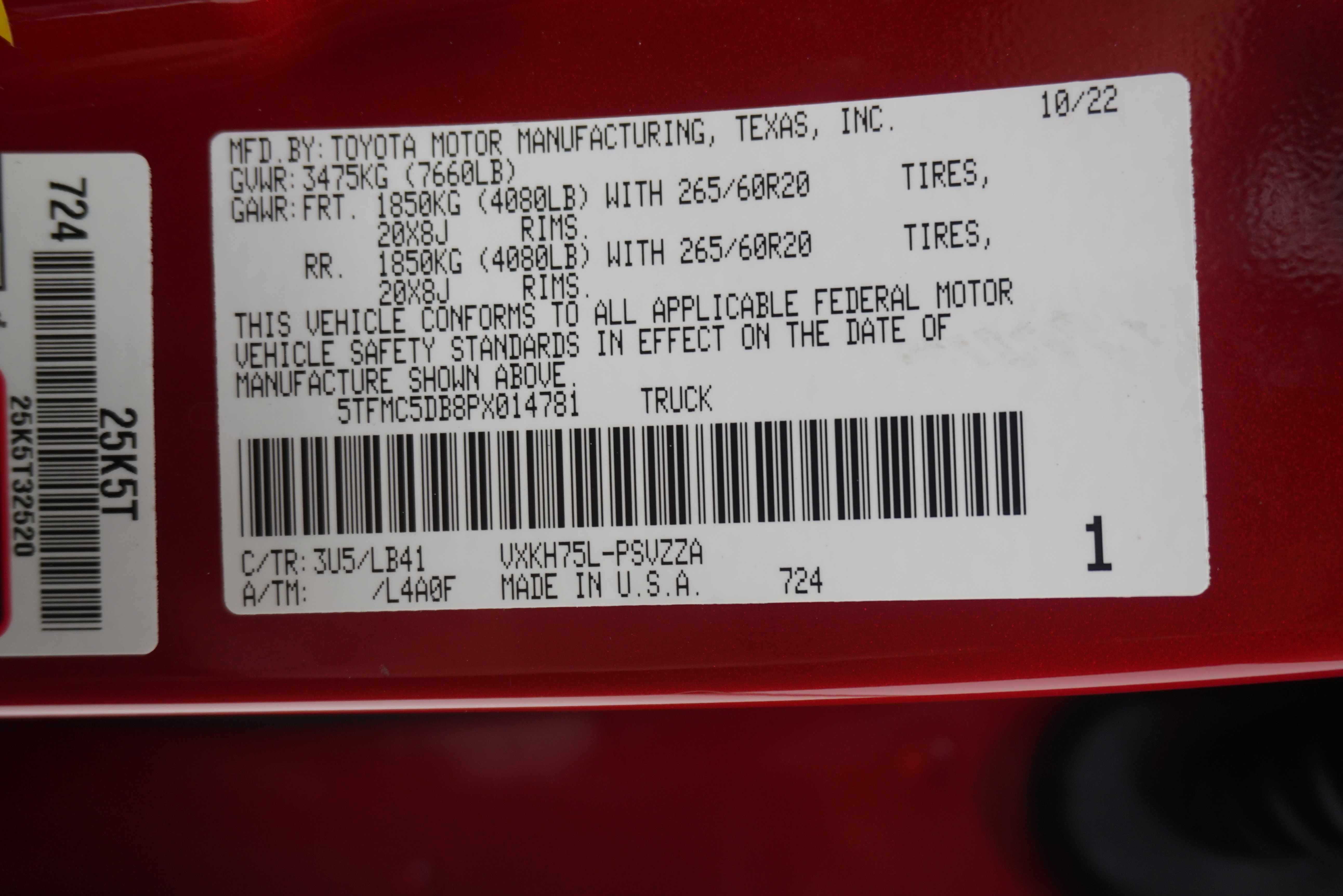 Used 2023 Toyota Tundra 1794 Edition AWD/4WD image 39