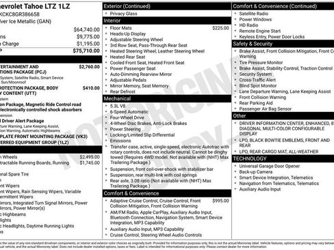 Used 2016 Chevrolet Tahoe LTZ image 11