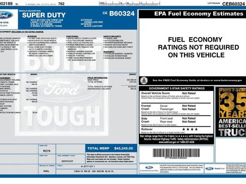 Used 2012 Ford F250 Lariat w/ Lariat Interior Pkg image 3