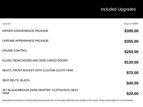 Certified 2024 Chevrolet Express 2500 Work Van w/ Driver Convenience Package image 6