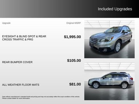 Used 2017 Subaru Outback 2.5i Premium AWD/4WD image 3