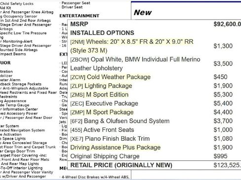 Used 2015 BMW 650i Gran Coupe xDrive w/ M Sport Edition AWD/4WD image 92