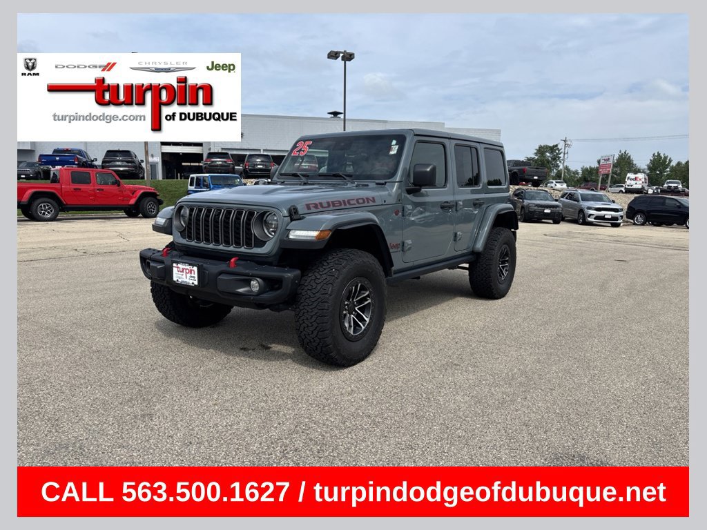 Used 2025 Jeep Wrangler Unlimited Rubicon AWD/4WD image 1