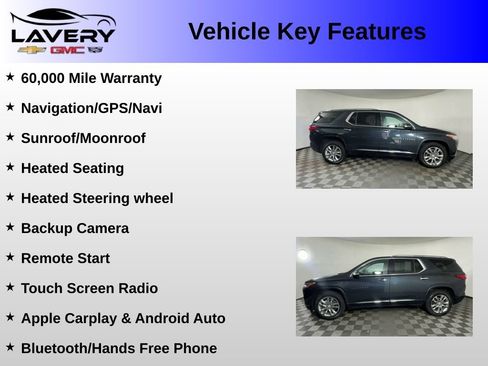 Certified 2021 Chevrolet Traverse High Country AWD/4WD image 2