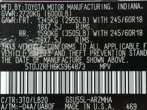 Used 2019 Toyota Highlander XLE image 50