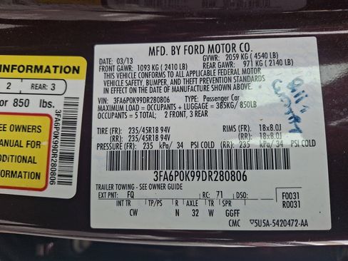 Used 2013 Ford Fusion Titanium image 28