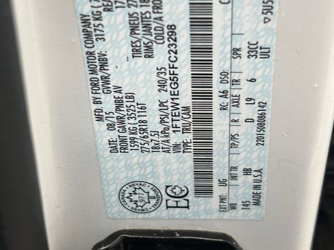 Used 2015 Ford F150 Lariat w/ Equipment Group 502A Luxury image 30