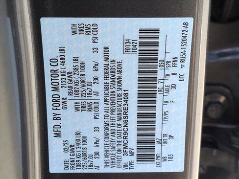 Used 2025 Ford Bronco Sport Outer Banks w/ Outer Banks Tech Package+ AWD/4WD image 25