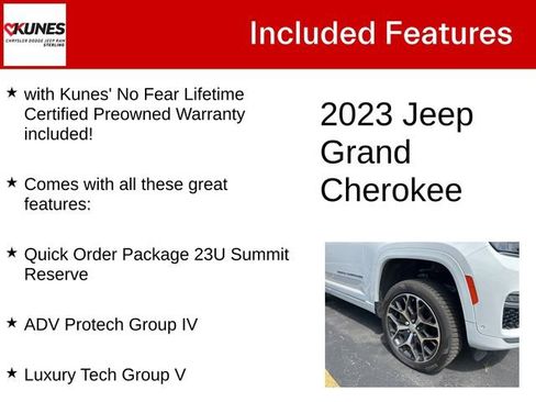 Used 2023 Jeep Grand Cherokee Summit AWD/4WD image 4