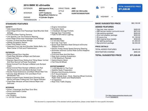 Used 2016 BMW X5 xDrive40e image 2