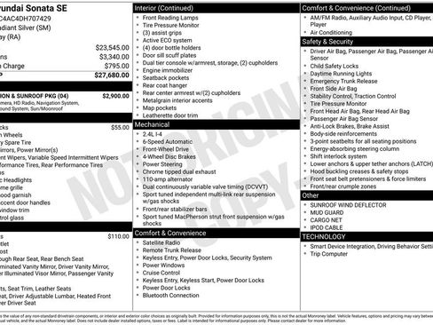 Used 2013 Hyundai Sonata SE w/ Navigation & Sunroof Pkg image 19