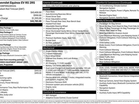 Used 2024 Chevrolet Equinox EV RS FWD image 17