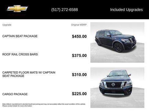 Used 2018 Nissan Armada Platinum w/ Captain Seat Package image 5
