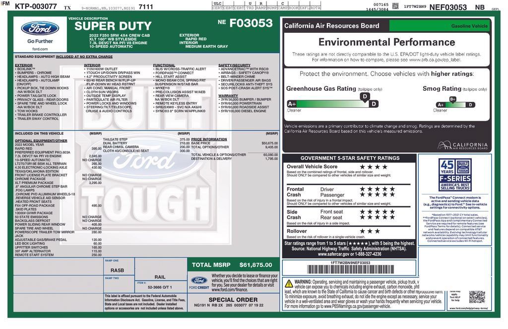 Used 2022 Ford F250 XLT w/ XLT Premium Package AWD/4WD image 2