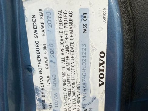 Used 1987 Volvo 760 GLE RWD image 57