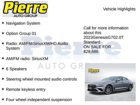Used 2023 Genesis G70 2.0T RWD image 7