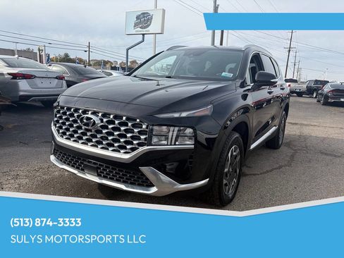 Used 2023 Hyundai Santa Fe Blue image 1