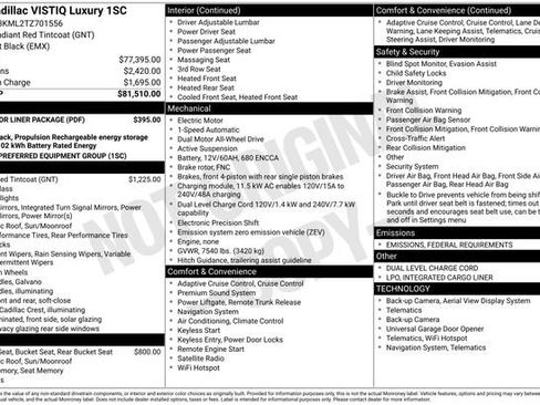 New 2026 Cadillac Vistiq Luxury w/ LPO, Floor Liner Package image 19