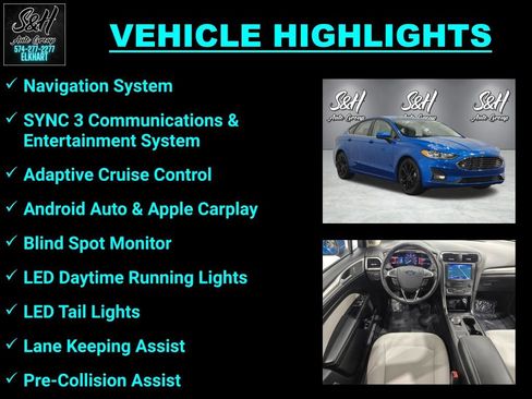 Used 2019 Ford Fusion SE w/ Equipment Group 151A FWD image 3