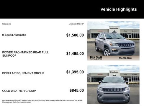 Used 2018 Jeep Compass Latitude w/ Popular Equipment Group AWD/4WD image 5