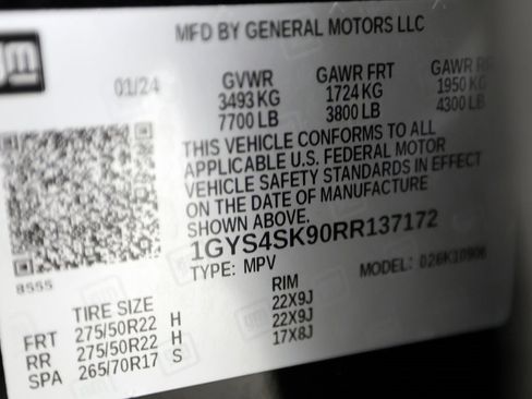 Used 2024 Cadillac Escalade ESV V w/ LPO, Floor Liner Package image 67