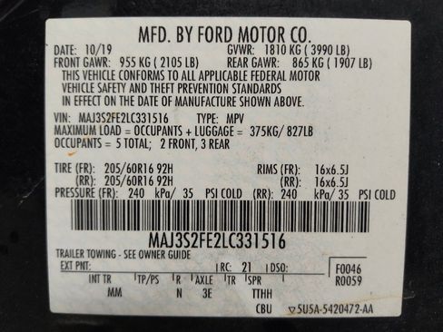 Used 2020 Ford EcoSport S image 33