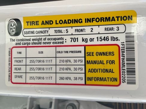 Certified 2021 Ford Ranger XL w/ Equipment Group 101A High image 59