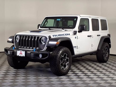 Used 2023 Jeep Wrangler Unlimited Rubicon 4xe w/ Steel Bumper Group image 3