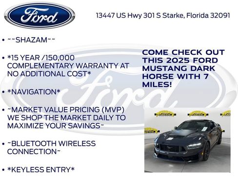 New 2025 Ford Mustang Dark Horse image 5