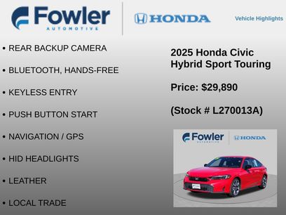 Used 2025 Honda Civic Sport Touring