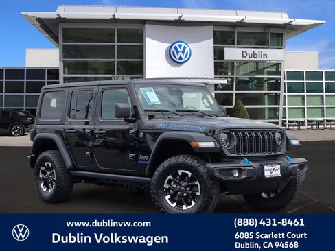 Used 2025 Jeep Wrangler Unlimited Rubicon 4xe w/ Safety Group AWD/4WD image 1