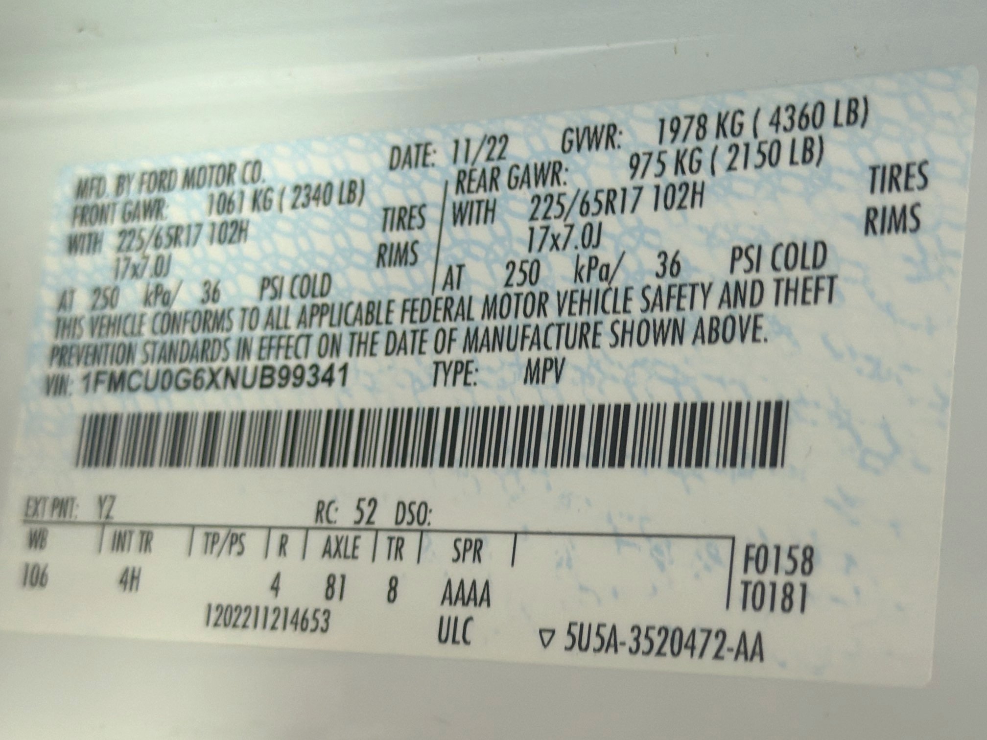 Used 2022 Ford Escape SE FWD image 12
