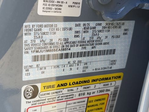 New 2025 Ford Expedition Platinum w/ Driver's Package image 60