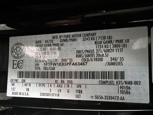 Used 2023 Ford F150 XLT w/ Equipment Group 302A High image 60